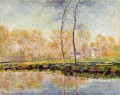 Las orillas del río Epte en Giverny Paisaje de Claude Monet